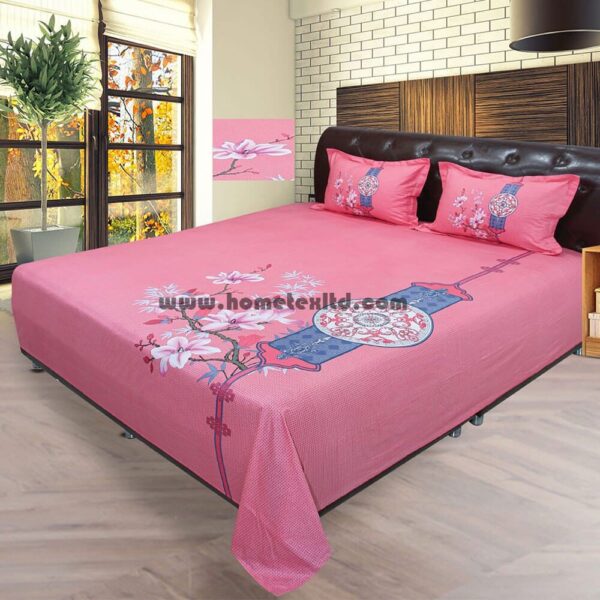 Bed Sheet Tuilip Pink Red RTP