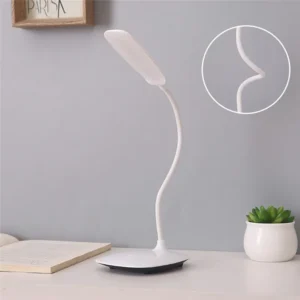 LED Desktop Desk Lamp USB Rechargeable Lighting Eye Protection Room Night Light Bedroom Bedside Student Reading Lamp