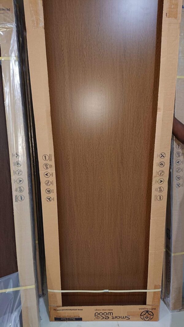 Wooden Texture Door SMART ECO WOOD TOILET & BELCONY DOOR Bedroom door, Main door- Owk Wood Light - Image 3