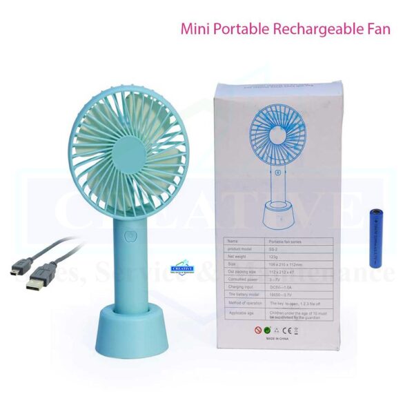 USB Charging portable handheld electric rechargeable mini fan - Image 7