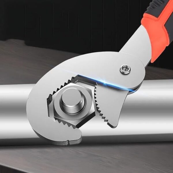 Multipurpose Auto Adjustable Universal Quick Snap n Grip Wrench Spanner Set Tools - Image 4
