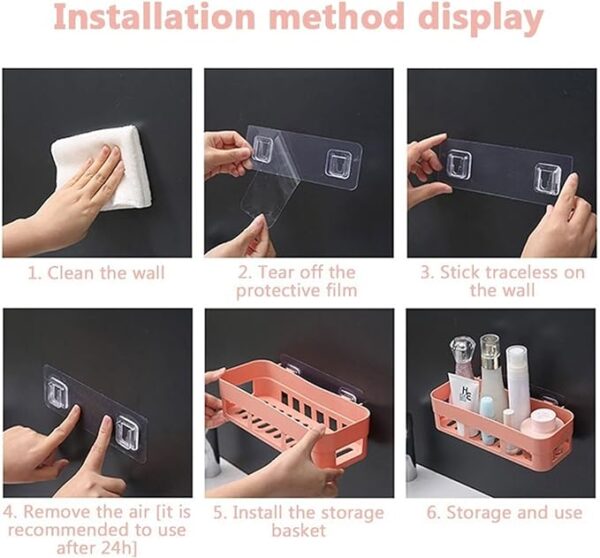 Bathroom Corner Shower Shelf Rack Accessories - Image 3