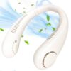 USB Rechargeable Portable Mini Bladeless Neck Fan Neck Cooler - Image 3