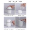 Swap International Mini Air Humidifier USB Charging Mist Spray Moisturizing Diffuser White Pink Blue - Image 2