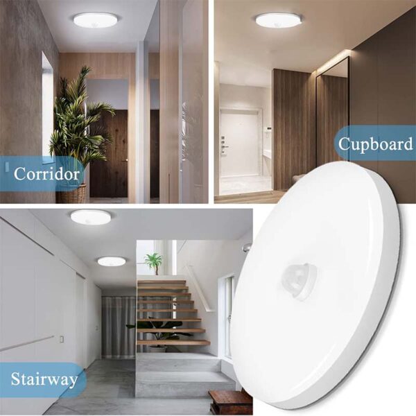 Wireless Motion Sensor LED Night Light USB Rechargeable Wall-Mounted Automatic Body Induction Lamp Energy-saving Bedroom Lamp High Quality - Image 4