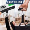 Portable Scale Mini Digital LCD Display Hanging Scale 50kg 10g Electronic Luggage Hanging Suitcase Travel Weighs Baggage Bag Weight Balance Tool - Image 5
