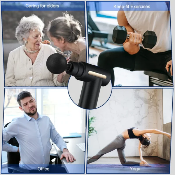 Electric Vibration Body Muscle Massager Fascial Gun and Recovery Device - Image 3