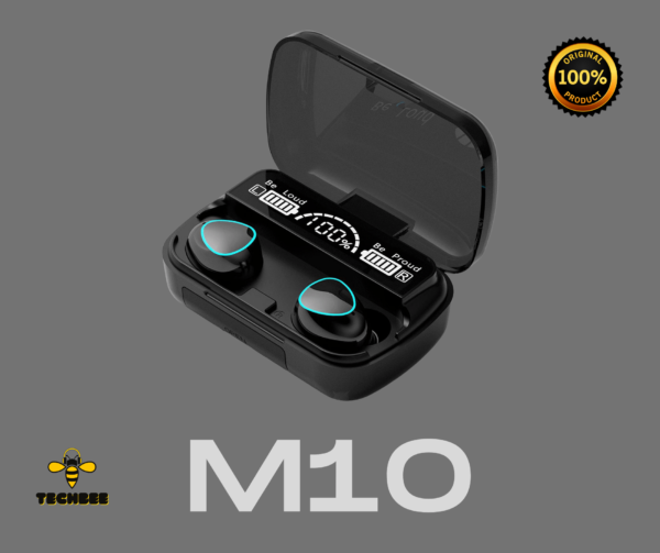 M10 TWS Earbuds 2500mAh Charging Box Bluetooth - Image 3