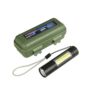 Rechargeable/Portable/Stylish mini Telescopic Zoom Flash Light XPE+COB - Image 5