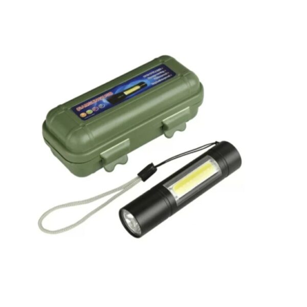 Rechargeable/Portable/Stylish mini Telescopic Zoom Flash Light XPE+COB - Image 5
