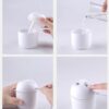 Swap International Mini Air Humidifier USB Charging Mist Spray Moisturizing Diffuser White Pink Blue - Image 4