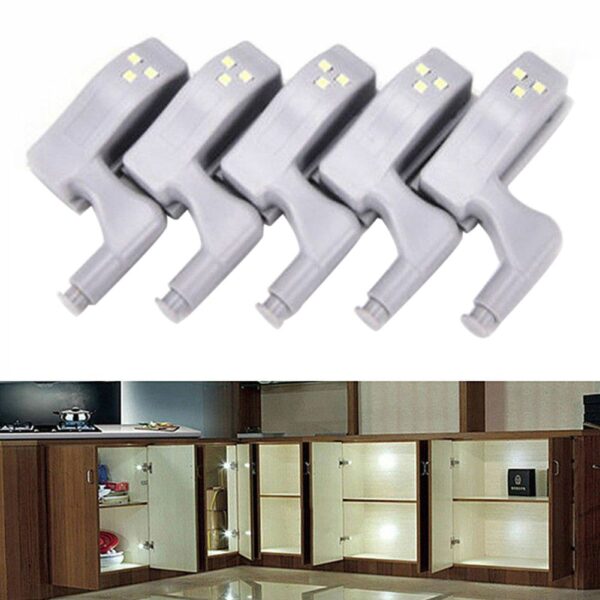 1Pcs LED Hinge Light Smart Sensor Kitchen Cabinet Cupboard Wardrobe Lamp - Image 7