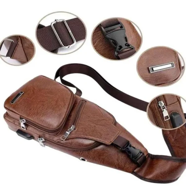 Hardier Unisex Crossbody Backpack - Image 3