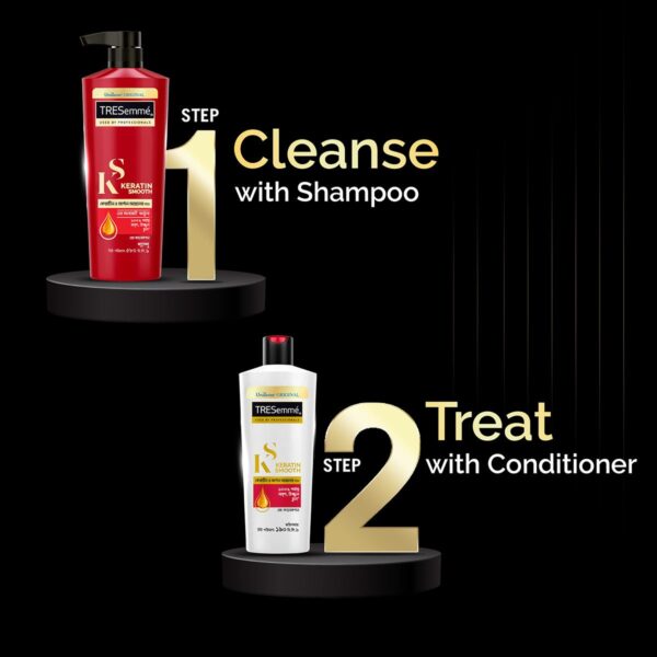 Tresemme Conditioner Keratin Smooth 190ml.ট্রেসেমে কন্ডিশনার কেরাটিন স্মুথ 190 মিলি l - Image 3