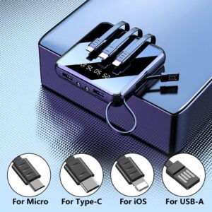Mini Portable Power Bank 20000MAH WITH CABLE