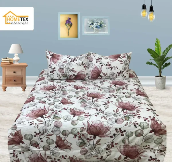 Leafty Coffee Bed Sheet