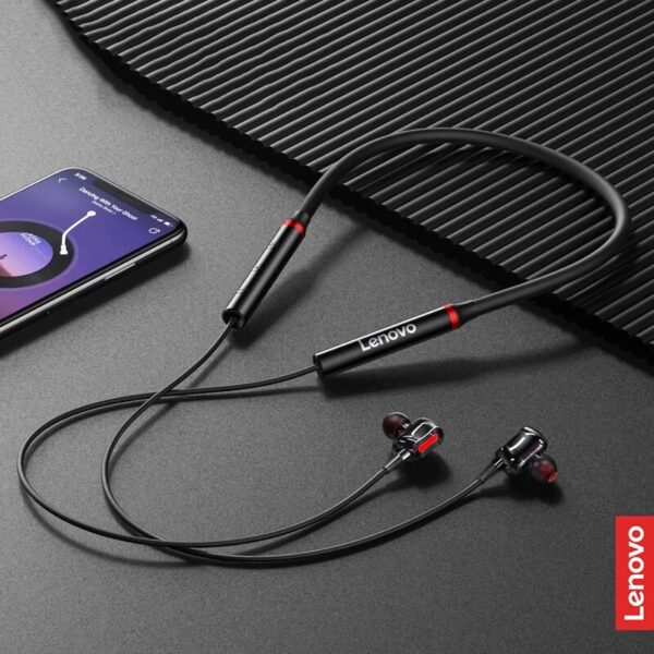 Lenovo HE05 Wireless In-Ear Neckband Earphone - Image 4