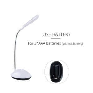 4LEDS Foldable Eye Protection Desk Lamp Reading Lamp Study Table Lamp Book Light Bedroom Night Light
