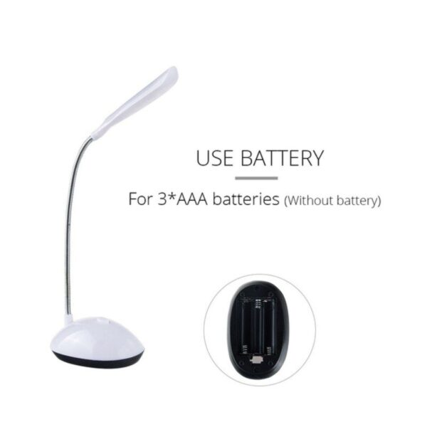 4LEDS Foldable Eye Protection Desk Lamp Reading Lamp Study Table Lamp Book Light Bedroom Night Light