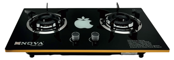 Gas Stove NV 865 DG Double Burner Glass Gas Stove - Image 3