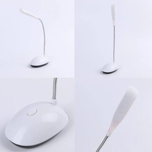 LED Desk Table Reading Lamp For Study Eye Protection Lamp AAA Battery Powered Lamp Folding Creative Night Light - Image 7