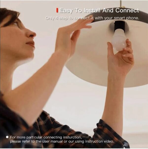 Tuya Smart Bulb E27 WiFi/Bluetooth Dimmable LED Light Bulb RGBCW 100-240V Smart Life App Control Support Alexa Google Home - Image 9