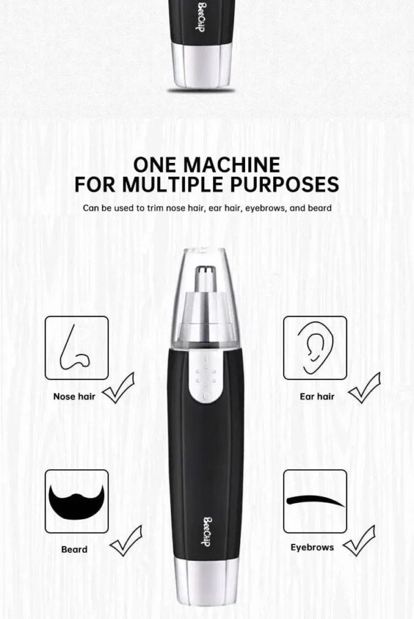 Electric Nose Hair Trimmer For Men Battery Model Trimming Nose Hair Women Nostrils Trim The Hair Scissors Nasal Hair Knife - Image 7
