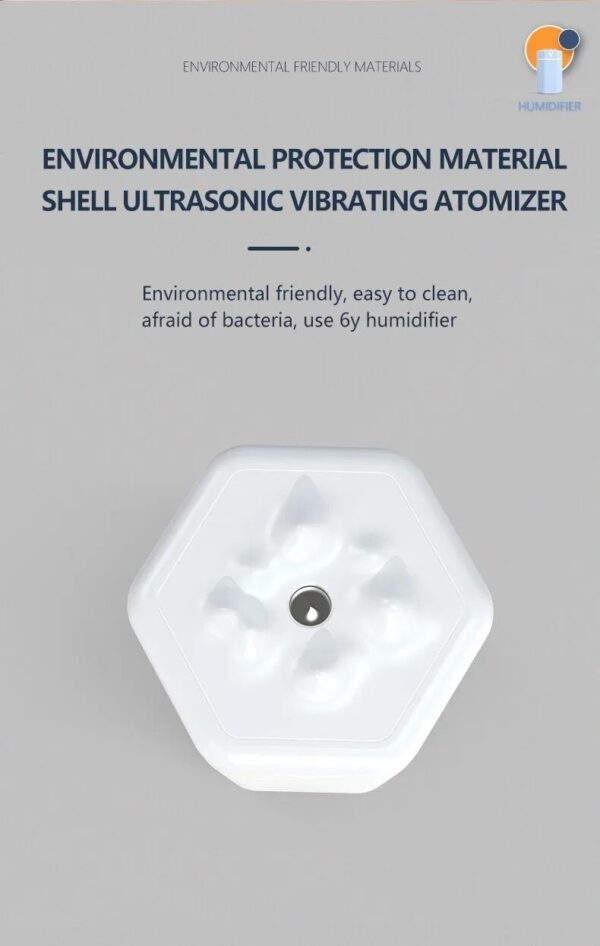 Air Humidifier Aroma Oil Humidificador USB Cool Mist Sprayer with Colorful Soft Night Light Purifier Car Home Appliance - Image 2