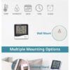 HTC-2 Indoor LCD Digital Temperature Humidity Meter Thermometer With Alarm Clock - Image 2