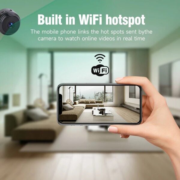 A9 WiFi Mini Camera Recorder Security Monitoring Wireless Video Mini Camera Recorder Voice Camera Smart Home For Infants And P - Image 3