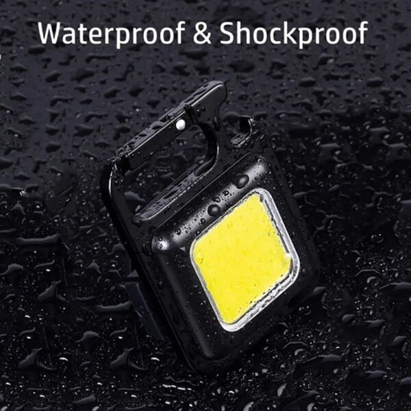 Multifunction Mini COB Keychain Light USB Rechargeable Emergency Lamps Magnetic Repair Work Outdoor Camping Flashlight - Image 3