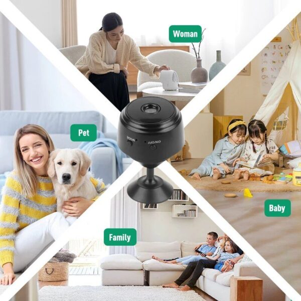 A9 WiFi Mini Camera Recorder Security Monitoring Wireless Video Mini Camera Recorder Voice Camera Smart Home For Infants And P - Image 4