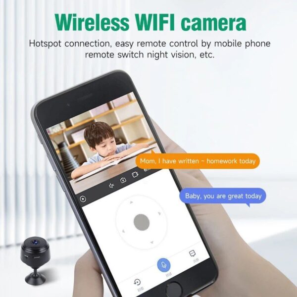 A9 WiFi Mini Camera Recorder Security Monitoring Wireless Video Mini Camera Recorder Voice Camera Smart Home For Infants And P - Image 7