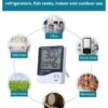 HTC-2 Indoor LCD Digital Temperature Humidity Meter Thermometer With Alarm Clock