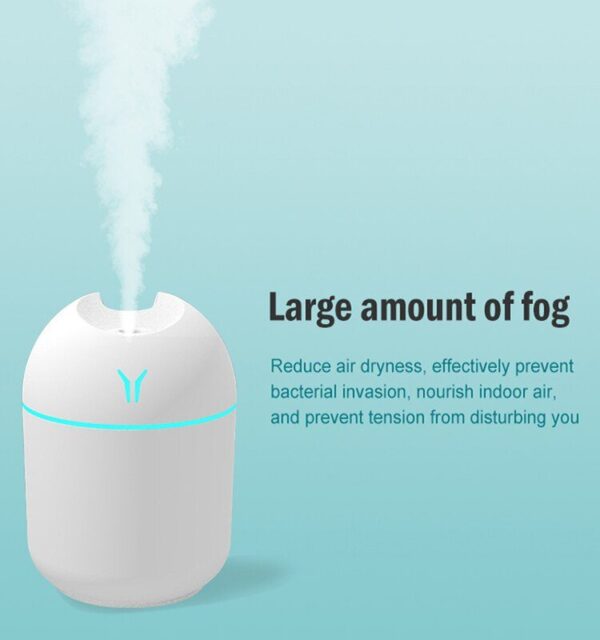 Mini Large Mist Volume USB Air Humidifier Household Small Desktop Intelligent Car New Aromatherapy Machine - Image 3