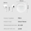 PRO 6 Wireless Bluetooth Headset 5.0 Bluetooth Protocol Earplug Type Strong Endurance Gaming Competitive Headphones TWS Running - Image 2