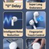 PRO 6 Wireless Bluetooth Headset 5.0 Bluetooth Protocol Earplug Type Strong Endurance Gaming Competitive Headphones TWS Running - Image 5