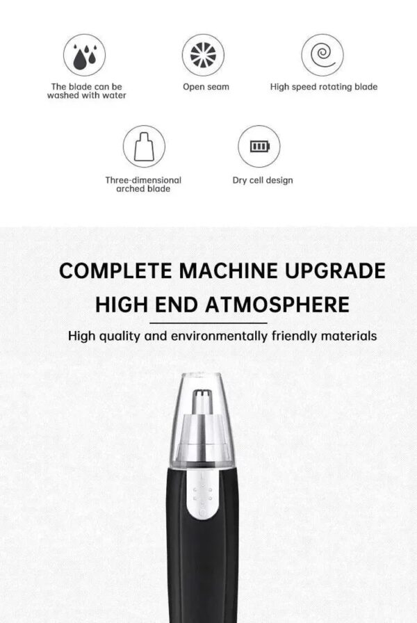 Electric Nose Hair Trimmer For Men Battery Model Trimming Nose Hair Women Nostrils Trim The Hair Scissors Nasal Hair Knife - Image 5