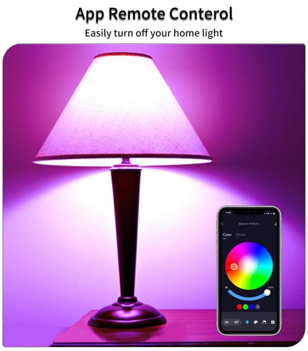 Tuya Smart Bulb E27 WiFi/Bluetooth Dimmable LED Light Bulb RGBCW 100-240V Smart Life App Control Support Alexa Google Home - Image 5