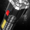 5LED High Power Led Flashlights Rechargeable Camping Spotlight with Side Light 3 Lighting Modes for Camping Adventure Outdoor - Image 4