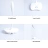 LED Desktop Desk Lamp USB Rechargeable Lighting Eye Protection Room Night Light Bedroom Bedside Student Reading Lamp - Image 5