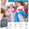 HTC-2 Indoor LCD Digital Temperature Humidity Meter Thermometer With Alarm Clock - Image 3