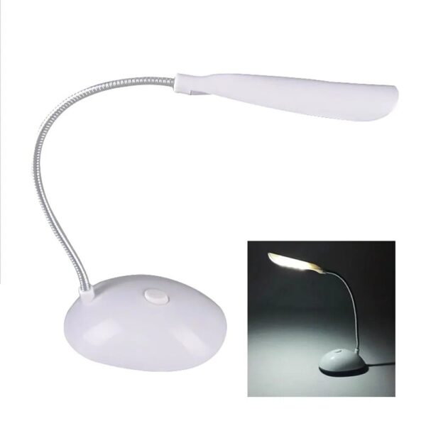 LED Desk Table Reading Lamp For Study Eye Protection Lamp AAA Battery Powered Lamp Folding Creative Night Light - Image 4