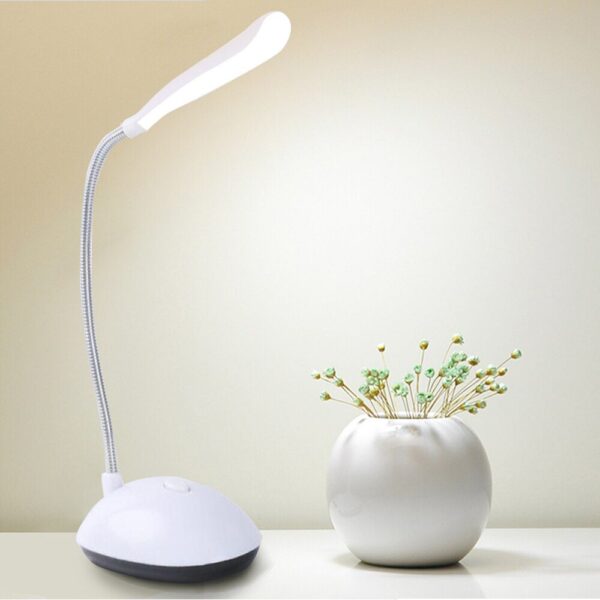 LED Desk Table Reading Lamp For Study Eye Protection Lamp AAA Battery Powered Lamp Folding Creative Night Light - Image 2