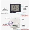 HTC-2 Indoor LCD Digital Temperature Humidity Meter Thermometer With Alarm Clock - Image 4