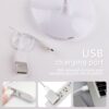 LED Desktop Desk Lamp USB Rechargeable Lighting Eye Protection Room Night Light Bedroom Bedside Student Reading Lamp - Image 3