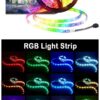 2M LED Light String 60 Leds Computer Desk DIY Backlight 24 Key Remote - Image 7
