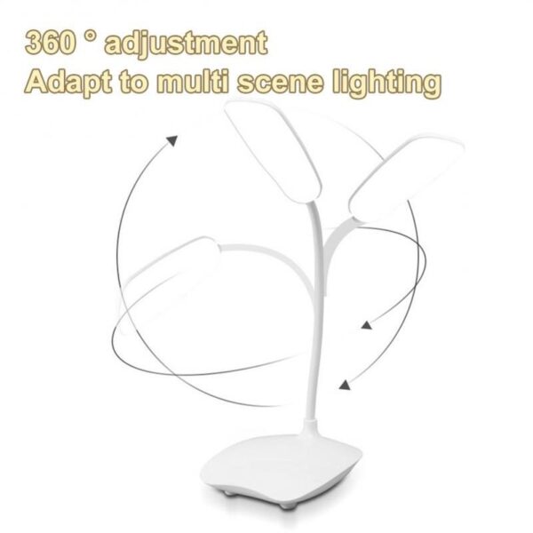 LED Desktop Desk Lamp USB Rechargeable Lighting Eye Protection Room Night Light Bedroom Bedside Student Reading Lamp - Image 9