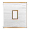 Uni White 1 Gang 2 Way Switch