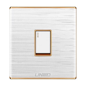 Uni White 1 Gang 2 Way Switch